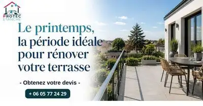 Le printemps, la p�riode id�ale pour r�nover votre terrasse et  votre �tancheit�