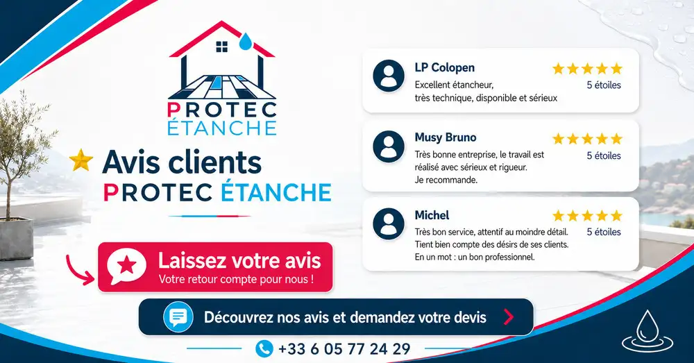 Les clients de PROTEC �TANCHE partagent leur exp�rience