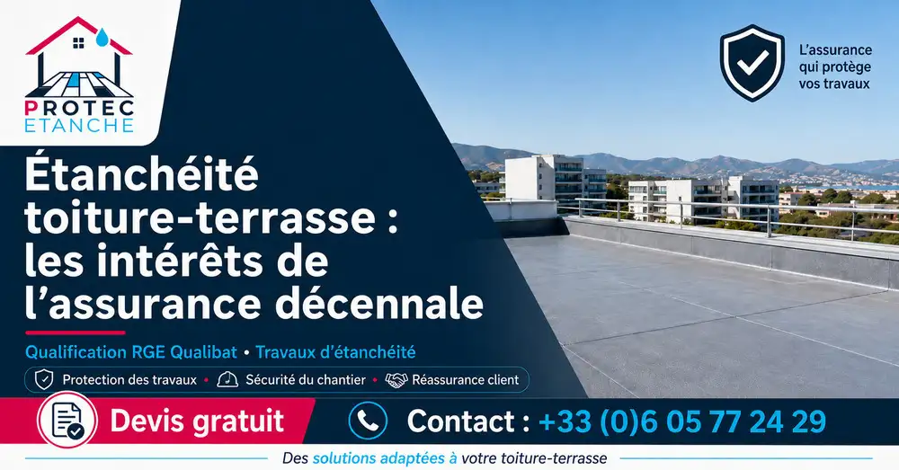 Assurance d�cennale de toiture-terrasse : quelles garanties en �tanch�it�s ?    