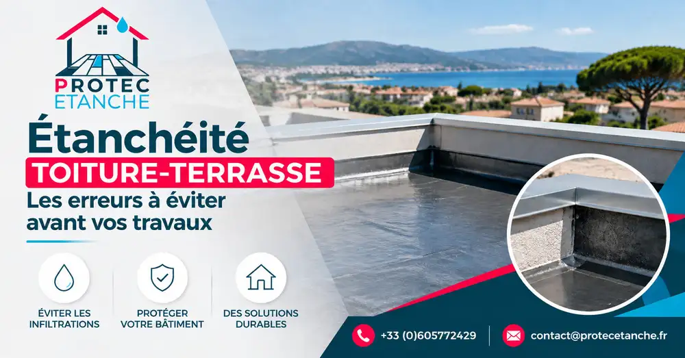 �tanch�it� toiture-terrasse � Fr�jus : les erreurs � �viter avant vos travaux